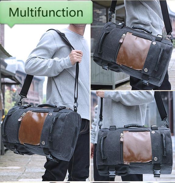 big travel bag large capacity men hand luggage canvas out purse weekend duffle multifunction shoulder & messenger backpack duffel bags
big travel bag large capacity men hand luggage canvas out purse weekend duffle multifunction shoulder & messenger backpack duffel bags