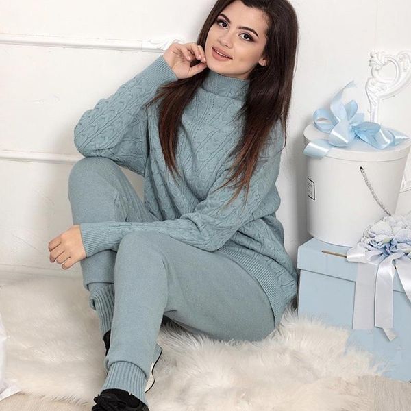 women's two piece pants women sweater suits track costumes 2 pieces sets autumn winter turtleneck pullovers and long knitted suits2021, White
women's two piece pants women sweater suits track costumes 2 pieces sets autumn winter turtleneck pullovers and long knitted suits2021, White