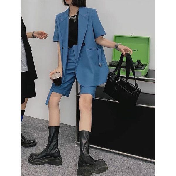 women's tracksuits short sleeve suit coat for women 2021 summer thin design high-grade fashion, Gray
women's tracksuits short sleeve suit coat for women 2021 summer thin design high-grade fashion, Gray