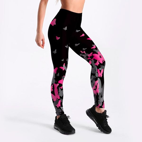 women's leggings women printing butterfly summer trousers for femme flower skinny high waist stretch strethcy pants, Black
women's leggings women printing butterfly summer trousers for femme flower skinny high waist stretch strethcy pants, Black