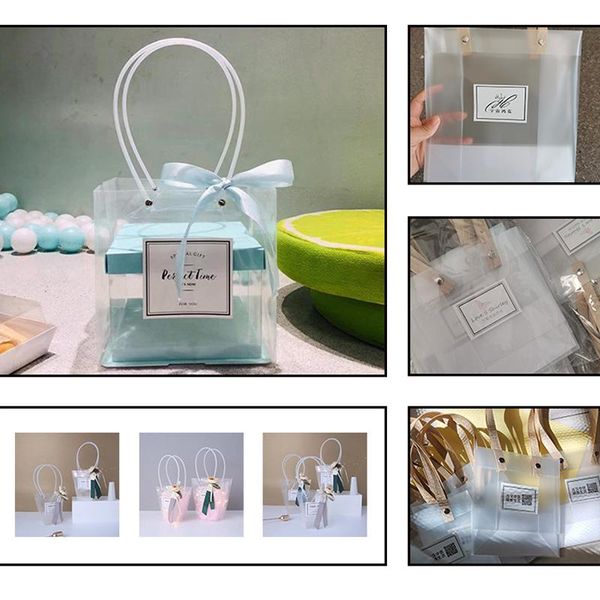 gift wrap bags waterproof bag pvc with handle clear tote transparent shopping packaging shoulder handbag wedding party decoration
gift wrap bags waterproof bag pvc with handle clear tote transparent shopping packaging shoulder handbag wedding party decoration