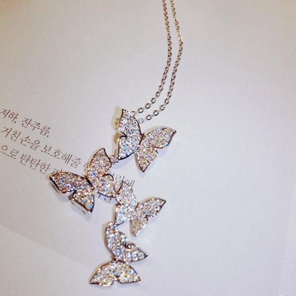 pendant necklaces arrival multiple zircon butterfly & pendants for women jewelry cz wedding chokers necklace gift, Silver
pendant necklaces arrival multiple zircon butterfly & pendants for women jewelry cz wedding chokers necklace gift, Silver