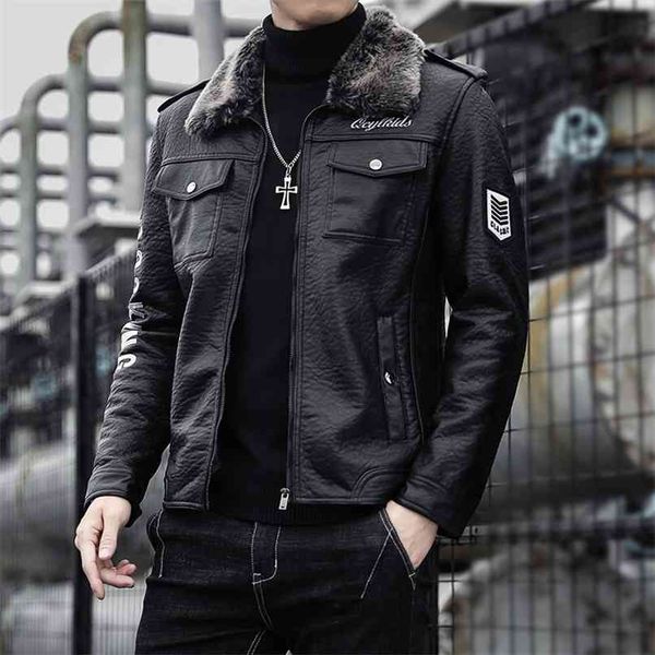 autumn winter leather jacket men fashion velvet warm streetwear casual coat youth plus size m-4xl drop 210923, Black
autumn winter leather jacket men fashion velvet warm streetwear casual coat youth plus size m-4xl drop 210923, Black