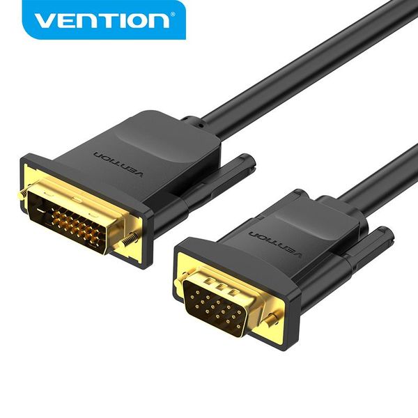 vention dvi to vga cable 1080p 60hz d 24+1 pin male connector for hdtv lapmonitor video cables & connectors
vention dvi to vga cable 1080p 60hz d 24+1 pin male connector for hdtv lapmonitor video cables & connectors