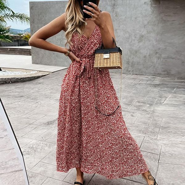 casual dresses 2021 fashion tie-up belt print beach dress deep v neck sling slim long party women summer elegant backless maxi, Black;gray
casual dresses 2021 fashion tie-up belt print beach dress deep v neck sling slim long party women summer elegant backless maxi, Black;gray