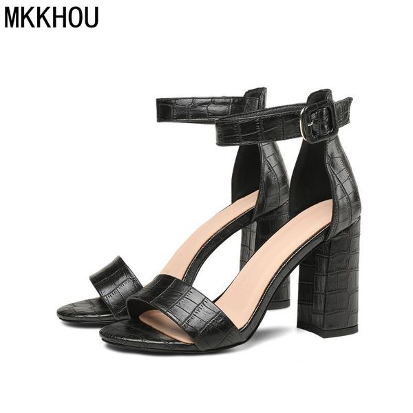 dress shoes mkkhou fashion sandals women summer simple word with ankle buckle belt thick heel 9cm high heels open large size, Black
dress shoes mkkhou fashion sandals women summer simple word with ankle buckle belt thick heel 9cm high heels open large size, Black