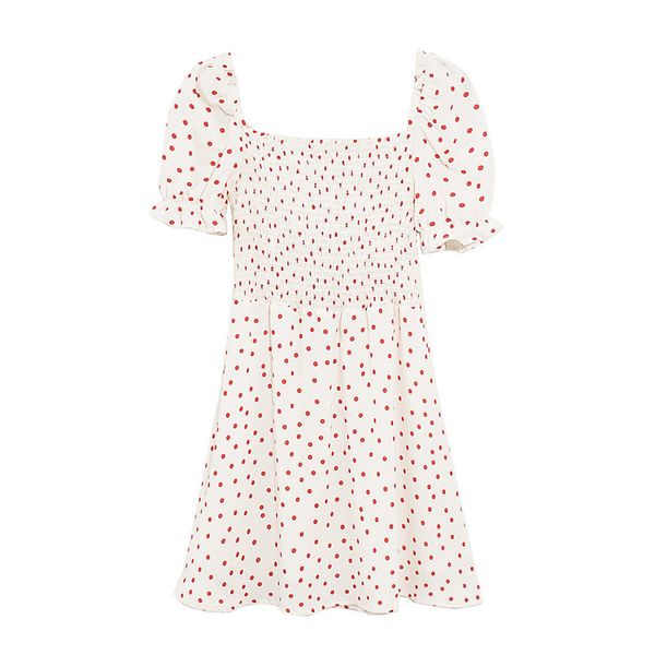 blsqr fashion autumn women polka dots print dress retro square collar puff short sleeve ladies mini dresses vestidos 210430, Black;gray
blsqr fashion autumn women polka dots print dress retro square collar puff short sleeve ladies mini dresses vestidos 210430, Black;gray
