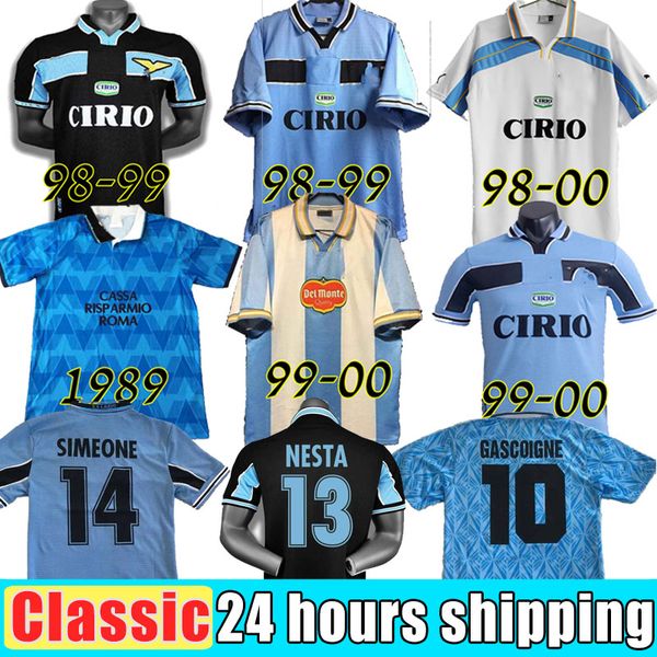 1998 00 01 lazio european home retro soccer jersey 1999 salas mihajlovic veron stankovic mancini nesta nedved inzaghi vintage football shirt, Black;yellow
1998 00 01 lazio european home retro soccer jersey 1999 salas mihajlovic veron stankovic mancini nesta nedved inzaghi vintage football shirt, Black;yellow