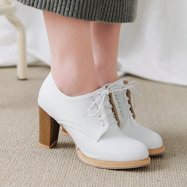 ladies retro lace-up pumps 8cm high heels shoes pointed toe stiletto zapatos mujer for women purple pink white plus size dress, Black
ladies retro lace-up pumps 8cm high heels shoes pointed toe stiletto zapatos mujer for women purple pink white plus size dress, Black