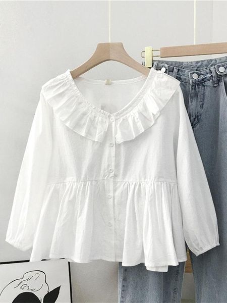 women's blouses & shirts women white v neck sweet shirt female long sleeve chic elegant girls solid color high quality
women's blouses & shirts women white v neck sweet shirt female long sleeve chic elegant girls solid color high quality