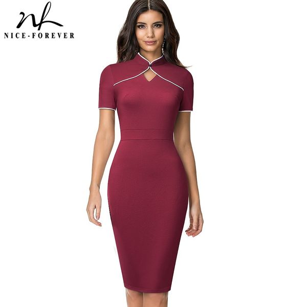 nice-forever summer women fashion hollow out dresses formal business party slim bodycon vintage dress b623 210419, White
nice-forever summer women fashion hollow out dresses formal business party slim bodycon vintage dress b623 210419, White