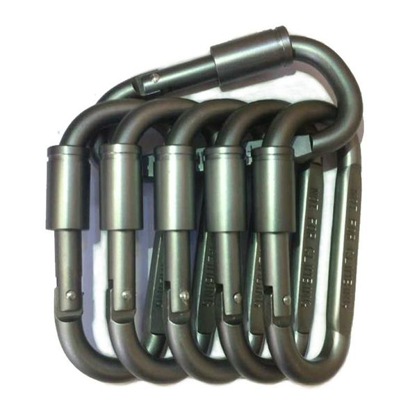 cords, slings and webbing 6pcs/lot climbing carabiner outdoor rock hiking accessories aluminum alloy survival camping equipmen
cords, slings and webbing 6pcs/lot climbing carabiner outdoor rock hiking accessories aluminum alloy survival camping equipmen