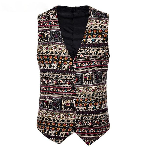 men's vests men fashion national style sleeveless waistcoat luxury single breasted stripe elephant printed linen suit vest chaleco homb, Black;white
men's vests men fashion national style sleeveless waistcoat luxury single breasted stripe elephant printed linen suit vest chaleco homb, Black;white