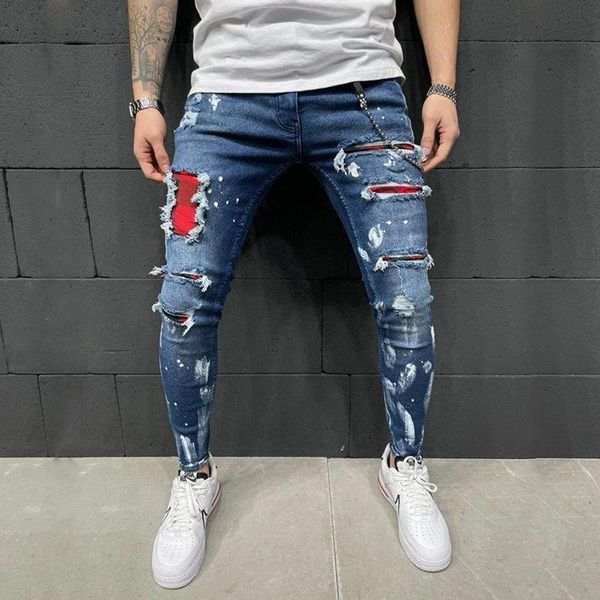nieuwe mode streetwear denim jeans mannen broek heren skinny joggers ripped man rits hip hop harajuku mannelijke homm men's, Blue
nieuwe mode streetwear denim jeans mannen broek heren skinny joggers ripped man rits hip hop harajuku mannelijke homm men's, Blue