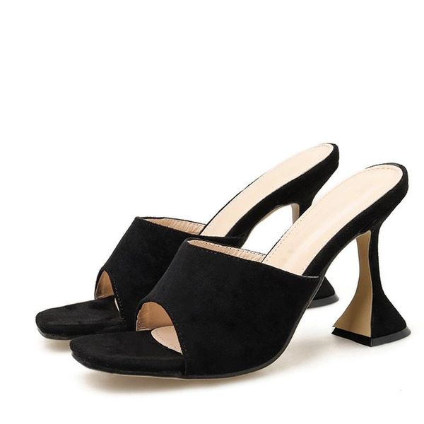 my-love size 35-42 woman summer square head serpentine slippers sandals fashion wine glass mules high heels slipper shoes, Black
my-love size 35-42 woman summer square head serpentine slippers sandals fashion wine glass mules high heels slipper shoes, Black