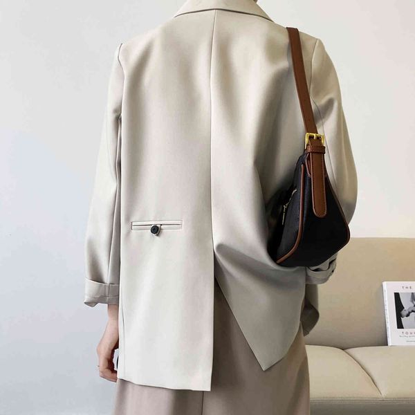 women's suits & blazers double breasted oversized black blazer female 2021 spring solid color drape jacket lady from office, White;black
women's suits & blazers double breasted oversized black blazer female 2021 spring solid color drape jacket lady from office, White;black