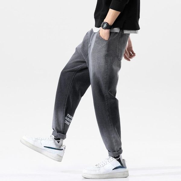 men's jeans straight loose thin boys all-matching pants casual trousers, Blue
men's jeans straight loose thin boys all-matching pants casual trousers, Blue