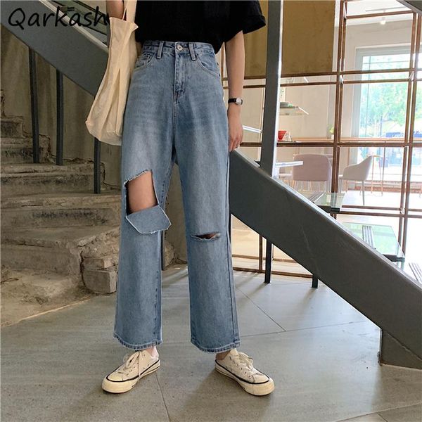 jeans women baggy denim trousers spring solid simple holes vintage retro all-match korean style fashion loose high waist chic women's, Blue
jeans women baggy denim trousers spring solid simple holes vintage retro all-match korean style fashion loose high waist chic women's, Blue