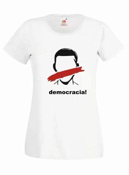 t-shirt shirt women j2302 democrat team independence catalonia symbol, White;black
t-shirt shirt women j2302 democrat team independence catalonia symbol, White;black