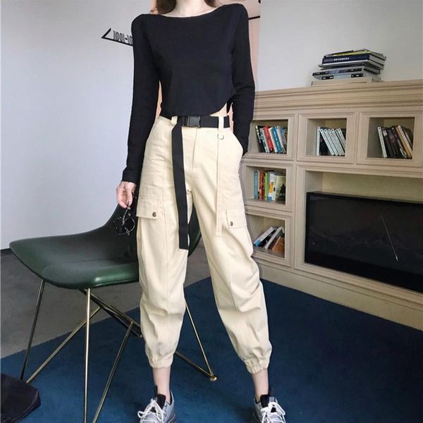 women's two piece pants t-shirt and ankle length streetwear 2 sets slash neck short high street cool girl black, White
women's two piece pants t-shirt and ankle length streetwear 2 sets slash neck short high street cool girl black, White