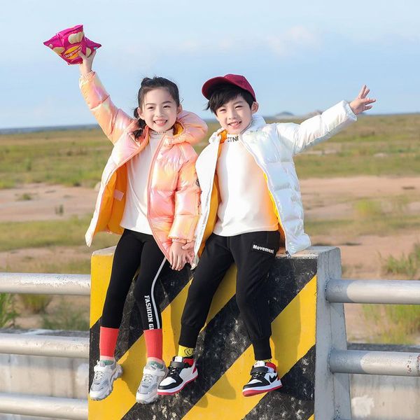 down coat fashion boy girl winter thick warm snowsuit outerwear cute children windproof padded jacket hooded colorful waterproof, Blue;gray
down coat fashion boy girl winter thick warm snowsuit outerwear cute children windproof padded jacket hooded colorful waterproof, Blue;gray