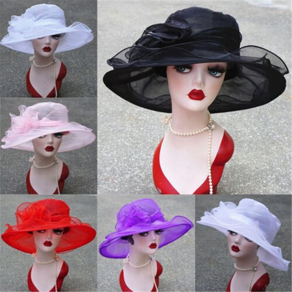 fashion 1pcs mesh ruffles flower women kentucky derby wide brim wedding church occasional organza sun hat, Blue;gray
fashion 1pcs mesh ruffles flower women kentucky derby wide brim wedding church occasional organza sun hat, Blue;gray