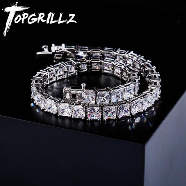 charm bracelets rillz 6mm square zircon bracelet design chain iced out cubic zirconia hip hop fashion jewelry gift for women, Golden;silver
charm bracelets rillz 6mm square zircon bracelet design chain iced out cubic zirconia hip hop fashion jewelry gift for women, Golden;silver