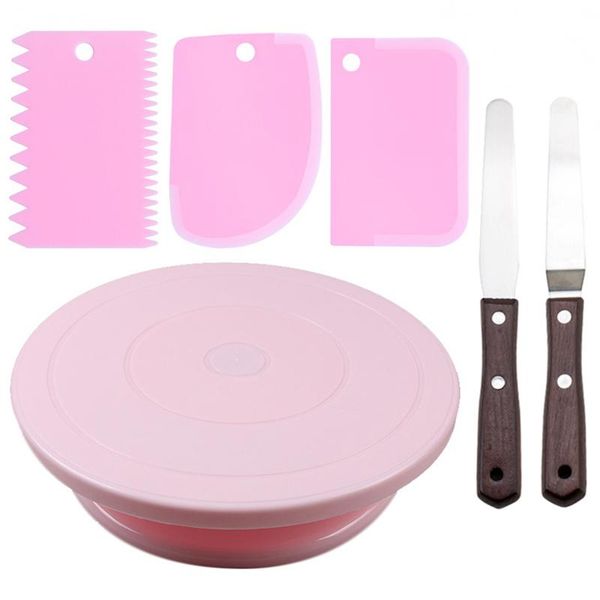 6pcs plastic cake stand turntable set decorating tools stainless steel butter cream knife spatula dough baking & pastry
6pcs plastic cake stand turntable set decorating tools stainless steel butter cream knife spatula dough baking & pastry