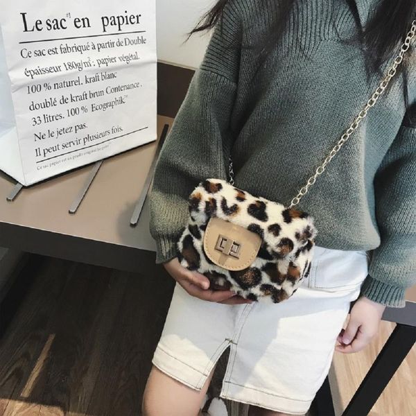 fashion leopard print little girl purses toddler fluffy mini crossbody handbag kids faux fur chain purse, White
fashion leopard print little girl purses toddler fluffy mini crossbody handbag kids faux fur chain purse, White