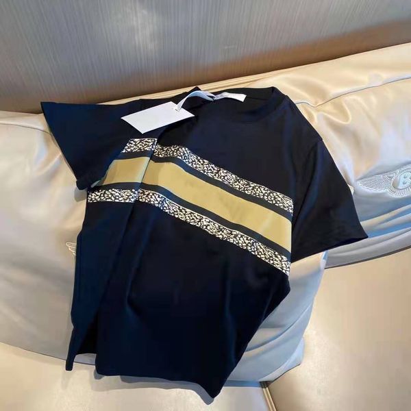 luxury design summer fashion d family black short sleeve t-shirt round neck cotton print loose commuting shirt, White
luxury design summer fashion d family black short sleeve t-shirt round neck cotton print loose commuting shirt, White