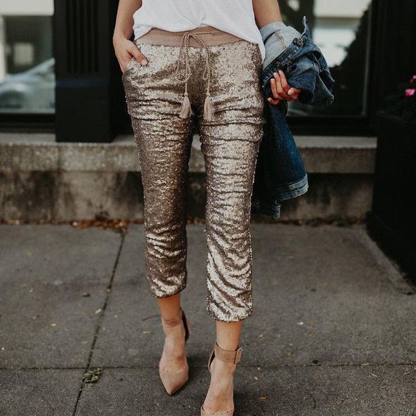 women casual sequin glitter skinny pencil pants high waist stretch slim trousers fammel women's & capris, Black;white
women casual sequin glitter skinny pencil pants high waist stretch slim trousers fammel women's & capris, Black;white