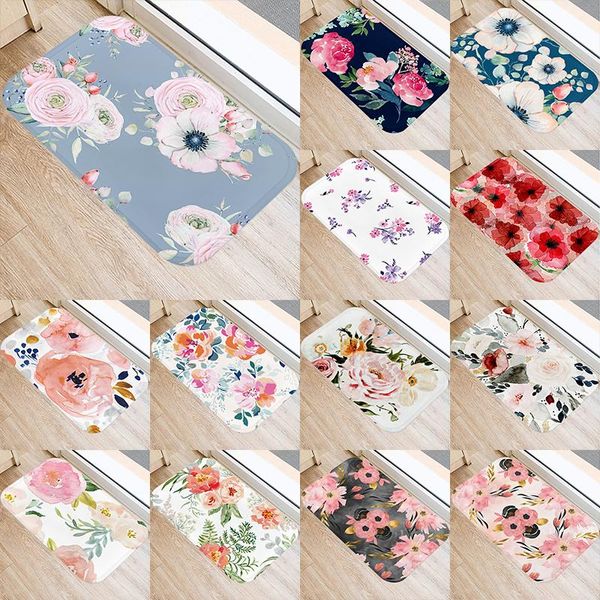 colorful flower pattern kitchen entrance 40*60 door mat coral velvet carpet rubber indoor floor mats non-anti-slip rug 48062-1 carpets
colorful flower pattern kitchen entrance 40*60 door mat coral velvet carpet rubber indoor floor mats non-anti-slip rug 48062-1 carpets