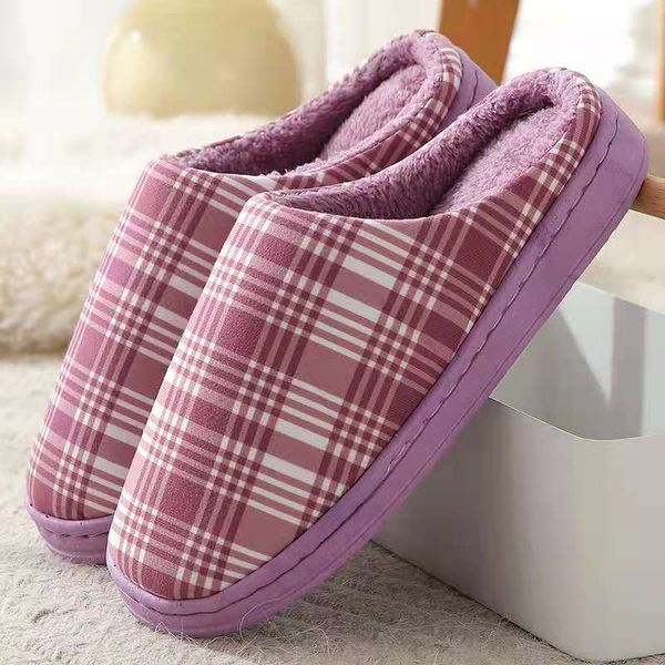 women slippers gingham home winter short plush warm oft cotton non-slip memory foam floor household plaid slippers, Black
women slippers gingham home winter short plush warm oft cotton non-slip memory foam floor household plaid slippers, Black