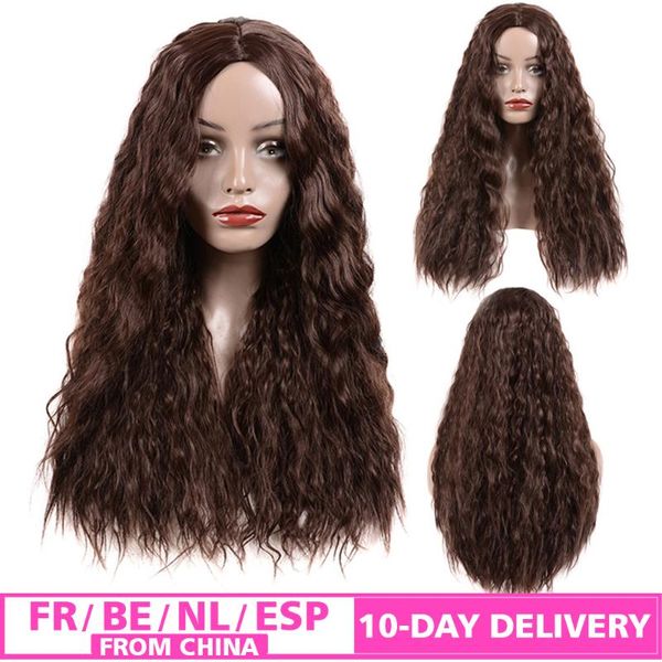 synthetic wigs kinky straight wig black cosplay daily lolita middle part heat resistant fiber brown long for women 26inch
synthetic wigs kinky straight wig black cosplay daily lolita middle part heat resistant fiber brown long for women 26inch