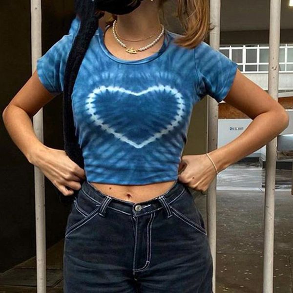 women's t-shirt e-girl streetwear tie dye short sleeve t-shirts y2k aesthetics heart print o-neck baby tees blue crop, White
women's t-shirt e-girl streetwear tie dye short sleeve t-shirts y2k aesthetics heart print o-neck baby tees blue crop, White