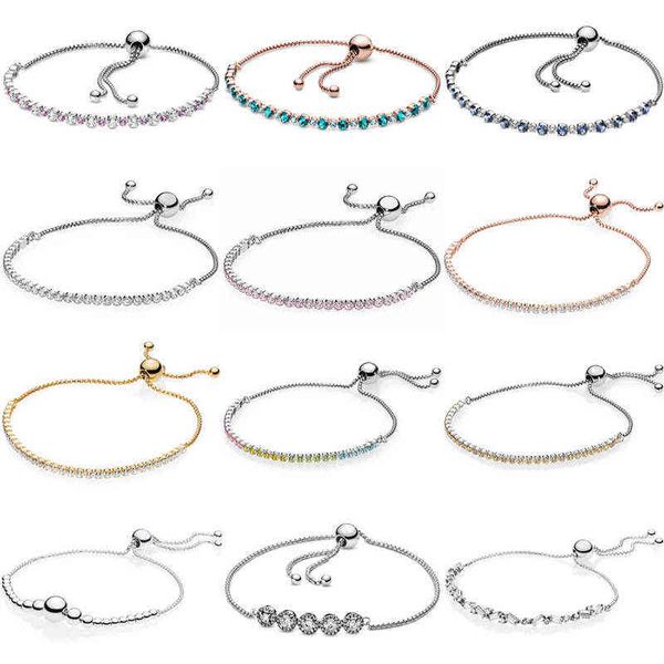 multicolor crystal classic tennis sparkling strand adjust bracelet fit pandora bangle 925 sterling silver bead charm diy jewelry, Black
multicolor crystal classic tennis sparkling strand adjust bracelet fit pandora bangle 925 sterling silver bead charm diy jewelry, Black