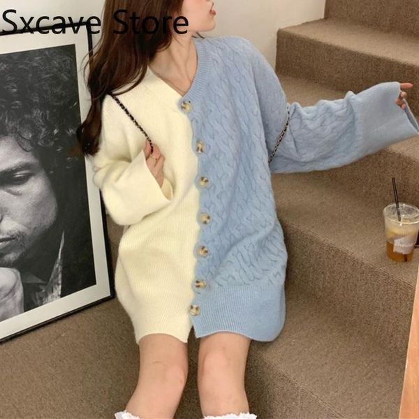 women's jackets casual loose knitted sweater coat women outdoor korean style design elegant cardigan jacket 2021 autumn fashion clothin, Black;brown
women's jackets casual loose knitted sweater coat women outdoor korean style design elegant cardigan jacket 2021 autumn fashion clothin, Black;brown