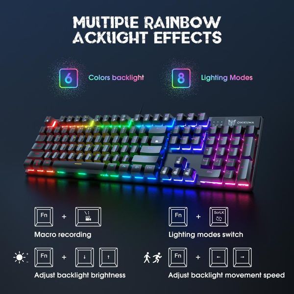 mechanical keyboard 104 keys black luminous usb office gaming wired switch deskkeyboards
mechanical keyboard 104 keys black luminous usb office gaming wired switch deskkeyboards