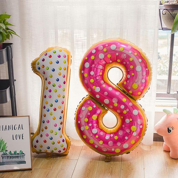 party decoration 1pcs/lot donut birthday 42inch number foil balloon baby shower happy inflatable ball sweet kids
party decoration 1pcs/lot donut birthday 42inch number foil balloon baby shower happy inflatable ball sweet kids
