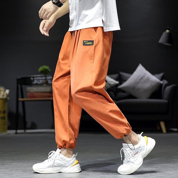 men's casual pants fashion trend beam street large size harem authentic nine points, Black
men's casual pants fashion trend beam street large size harem authentic nine points, Black