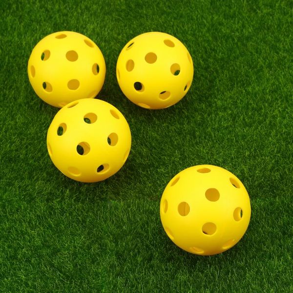 14pcs plastic balls yellow pickleball with holes toy for indoor and outdoor courts golf
14pcs plastic balls yellow pickleball with holes toy for indoor and outdoor courts golf