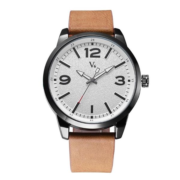 wristwatches 2021 leather straps v6 military wrist watch men fashion casual sport men's watches band quartz male clock relojes hombre, Slivery;brown
wristwatches 2021 leather straps v6 military wrist watch men fashion casual sport men's watches band quartz male clock relojes hombre, Slivery;brown