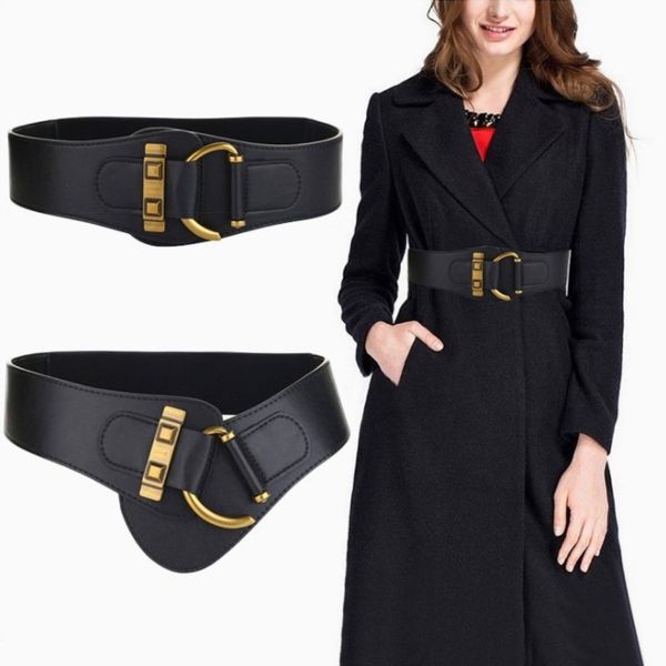 

Elastic Belt for Woman Fashion Widen Belts Genuine Cowhide 4 Color Highly Quality, 79cm