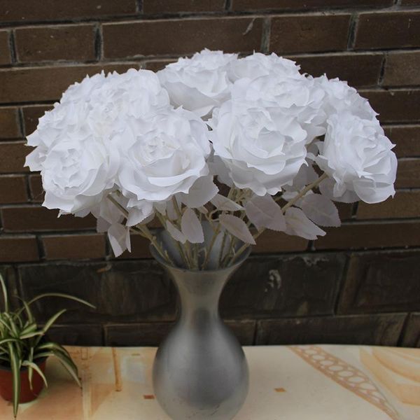 beautiful roses artificial flowers silk penoy bouquet for decoration home wedding fake bride holding decorative & wreaths
beautiful roses artificial flowers silk penoy bouquet for decoration home wedding fake bride holding decorative & wreaths