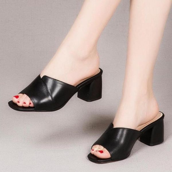 arrivals summer slides women fashion slippers high heels femmes sandals square slip on toe mules shoes zapatillas mujer, Black
arrivals summer slides women fashion slippers high heels femmes sandals square slip on toe mules shoes zapatillas mujer, Black