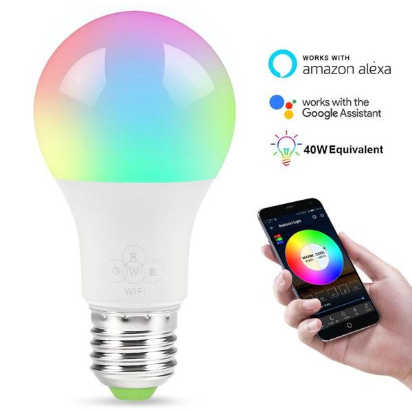 bulbs e27 wifi smart control lamp led rgb light dimmable 4.5w rgbw colorful changing bulb white decor home
bulbs e27 wifi smart control lamp led rgb light dimmable 4.5w rgbw colorful changing bulb white decor home