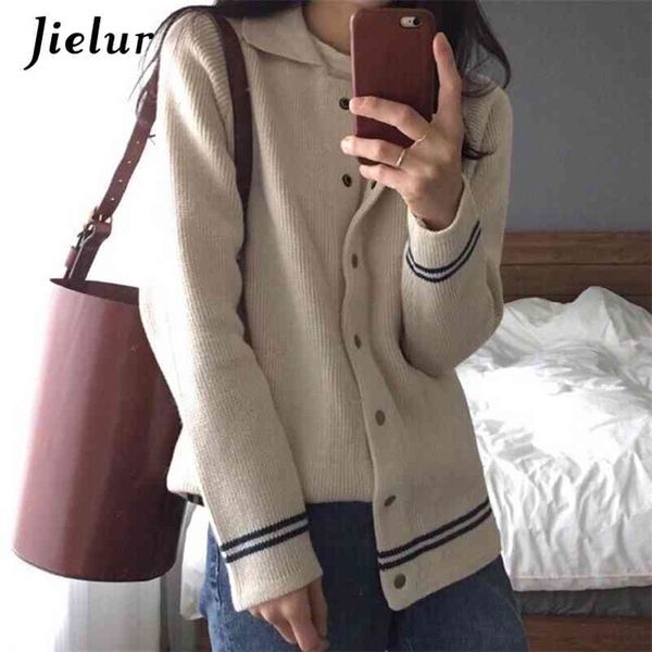 loose women stripe knitted jacket button winter outerwear apricot coat femme turn-down collar coats and jackets 210426, Black;brown
loose women stripe knitted jacket button winter outerwear apricot coat femme turn-down collar coats and jackets 210426, Black;brown