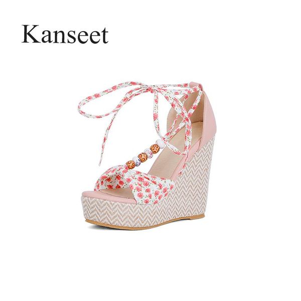 kanseet women sandals 2021 summer beads decoration sweet handmade female wedges shoes fashion design 12.5cm super high heels dress, Black
kanseet women sandals 2021 summer beads decoration sweet handmade female wedges shoes fashion design 12.5cm super high heels dress, Black