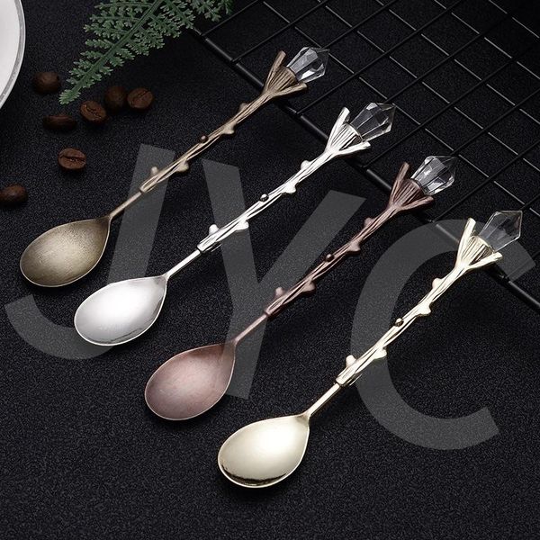 spoons 16 pcs retro crystal head branch carved alloy small spoon creative mug coffee ice cream
spoons 16 pcs retro crystal head branch carved alloy small spoon creative mug coffee ice cream