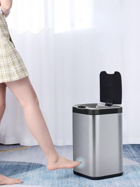 waste bins smart food trash can with lid stainless steel automatic high capacity bin bathroom kitchen storage kosz na smieci df50
waste bins smart food trash can with lid stainless steel automatic high capacity bin bathroom kitchen storage kosz na smieci df50